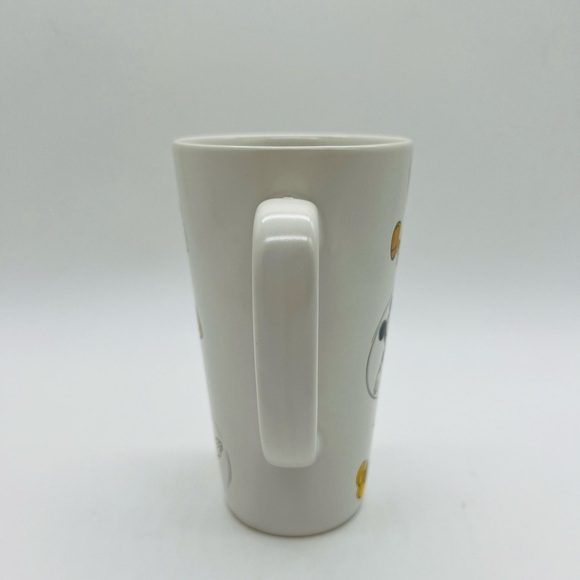 DISNEY MICKEY MOUSE TALL MUG WHITE WITH BLACK, RED, YELLOW & WHITE MICKEY - Picture 2 of 12